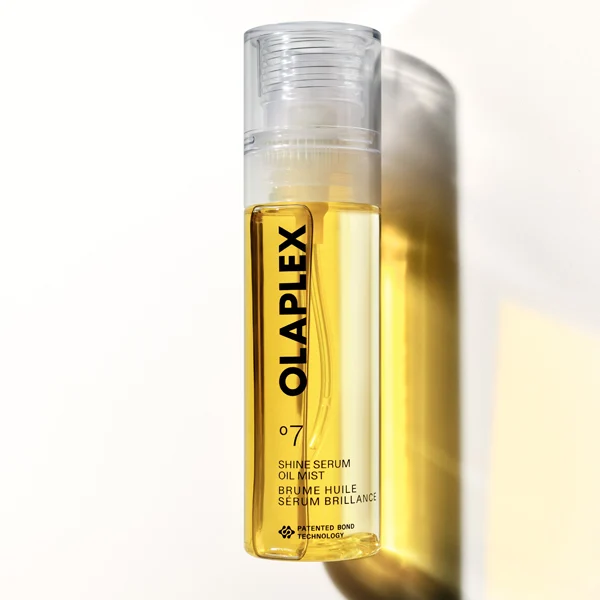 OLAPLEX No.7 Shine Serum Oil Mist in the brand's product photography