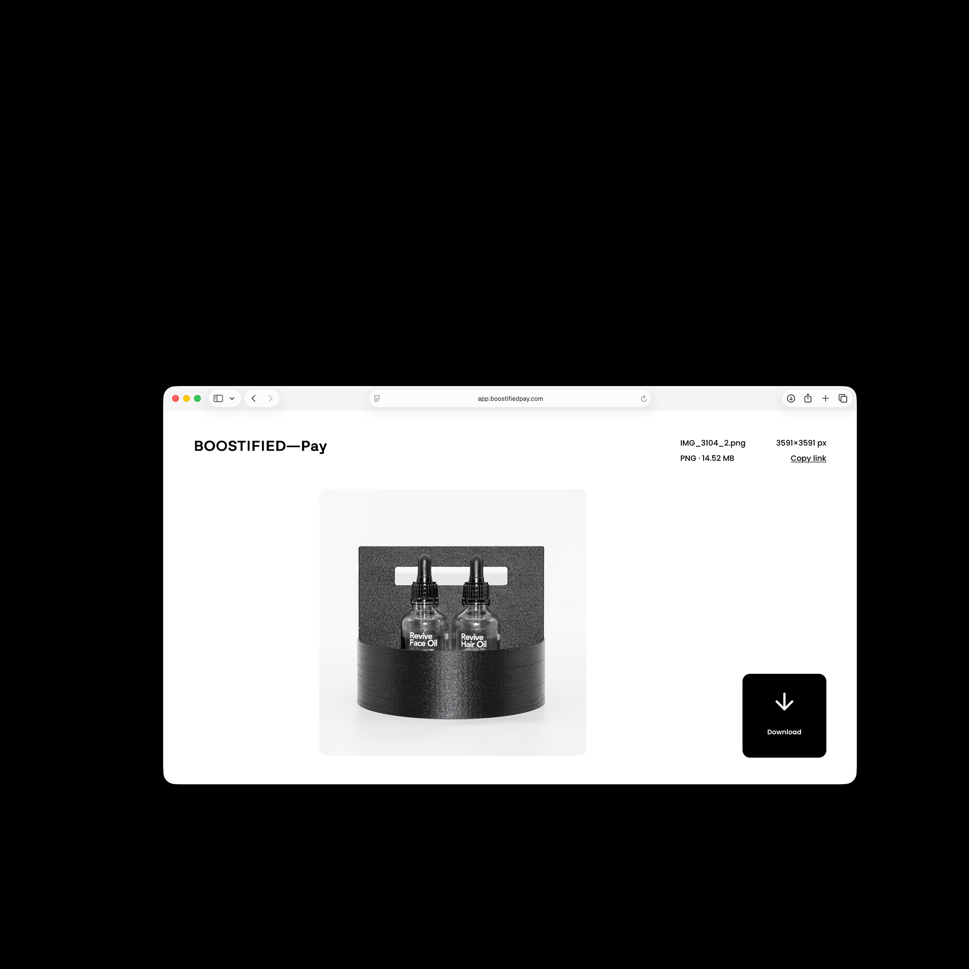 🚀 Vergiss WeTransfer. Teile direkt von BOOSTIFIED—Pay.