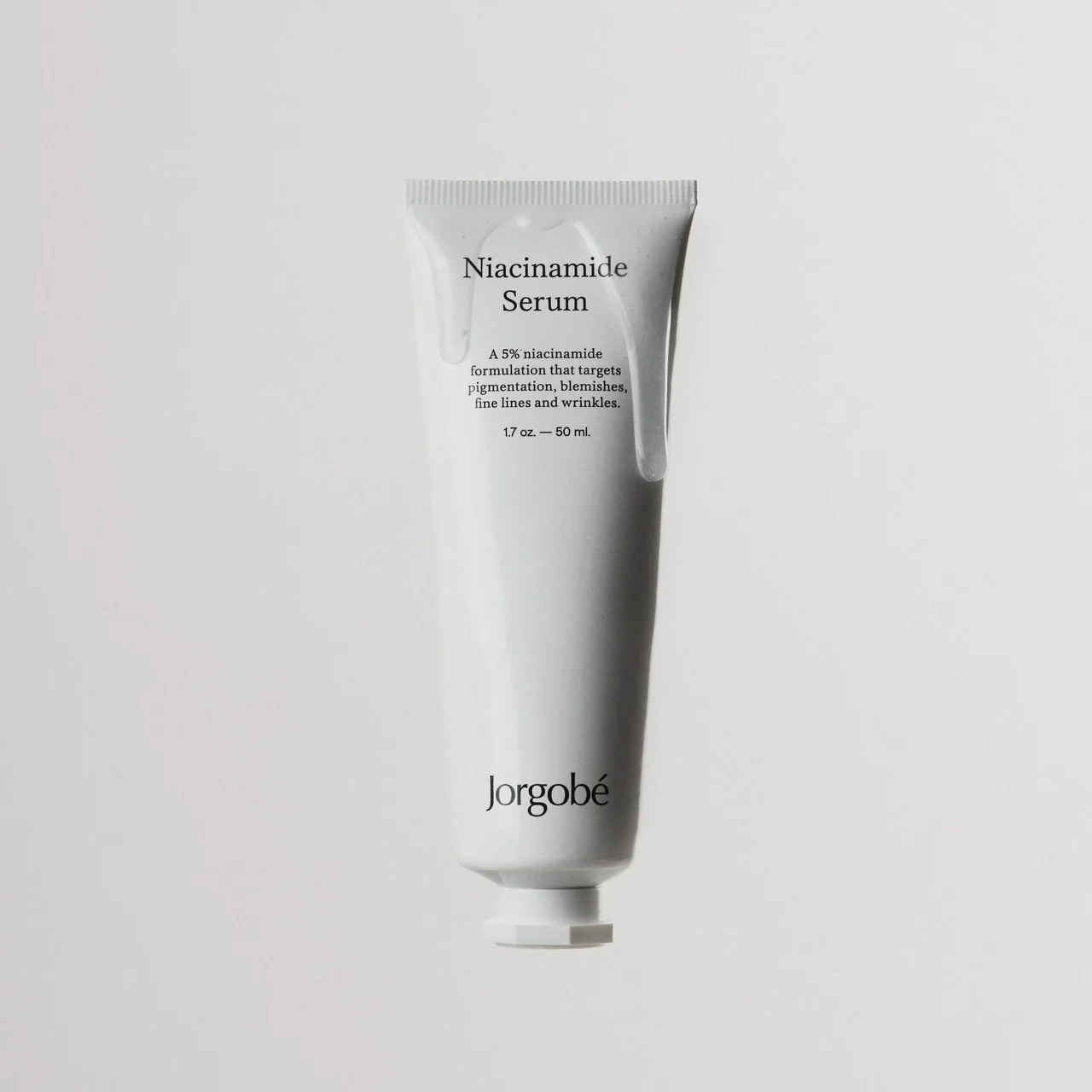 Jorgobé Niacinamide Serum in a minimalist product photograph